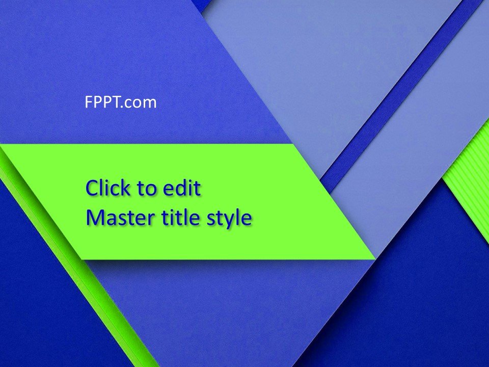 Folded Paper PowerPoint Template