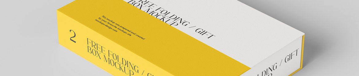 Folding box mockup - Instant Download
