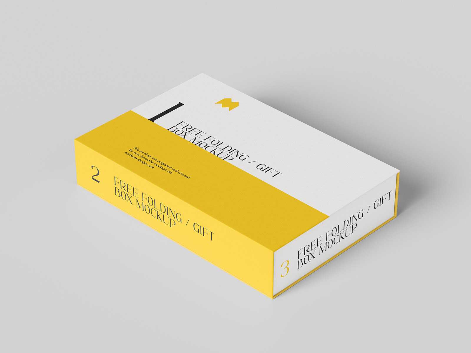 Folding box mockup - Instant Download