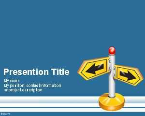 Follow Direction PowerPoint Template