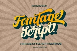 Fomtage Script Font