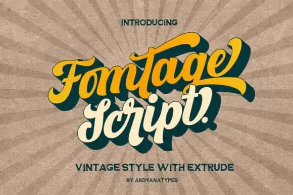 Fomtage Script Font