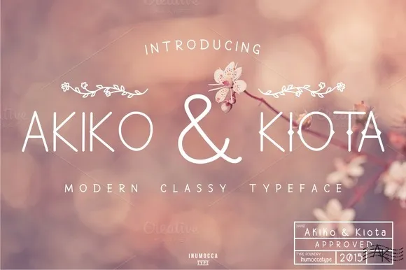Font - Akiko & Kiota