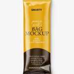 Food bag mockup / glossy