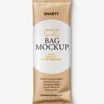 Food bag mockup / kraft paper