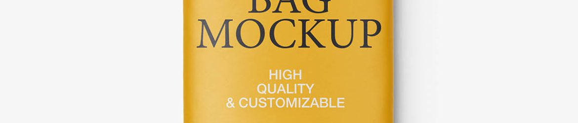 Food bag mockup / matt