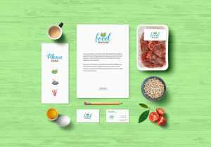 Food Branding Mockup PSD