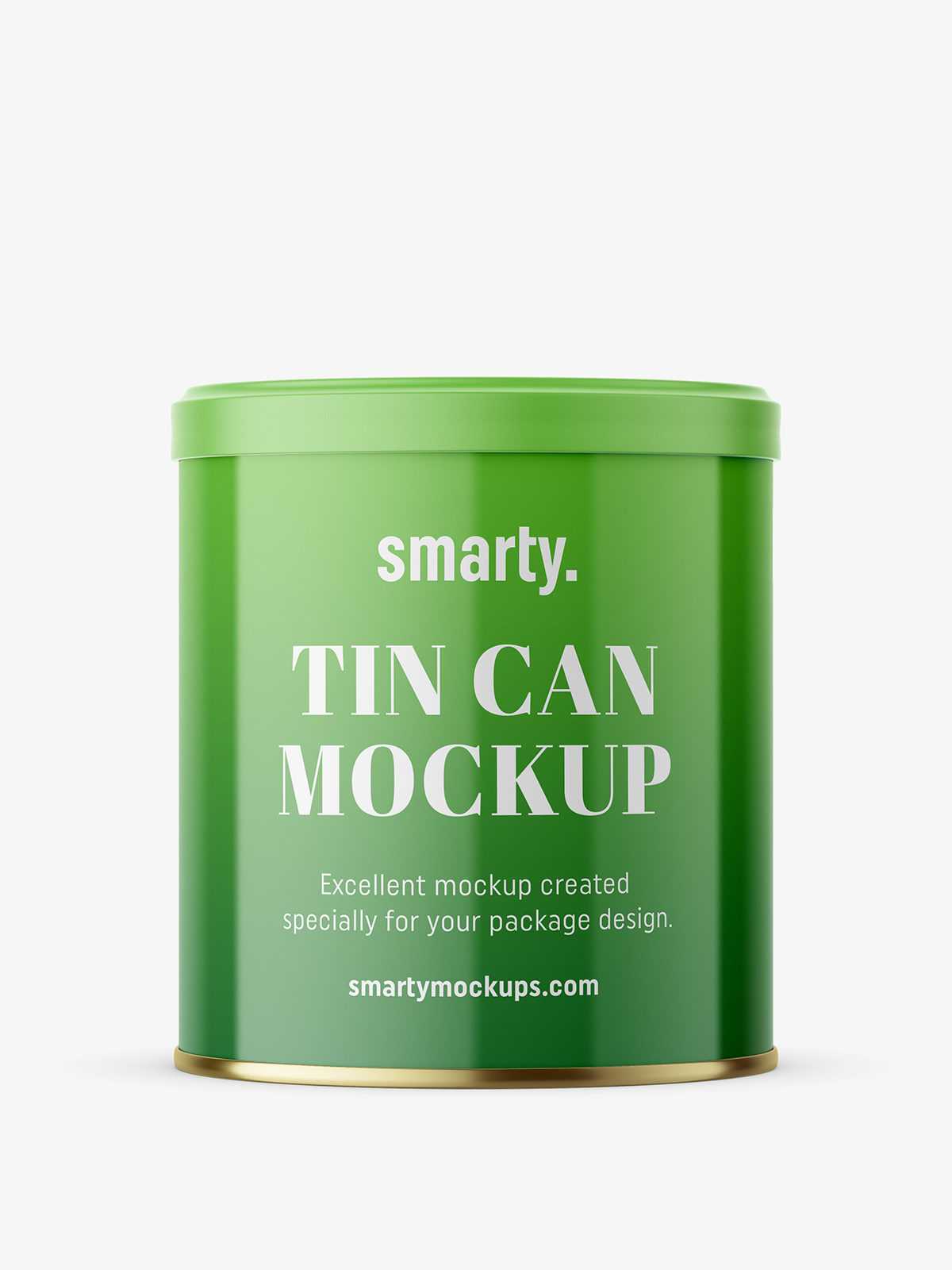 Food can mockup