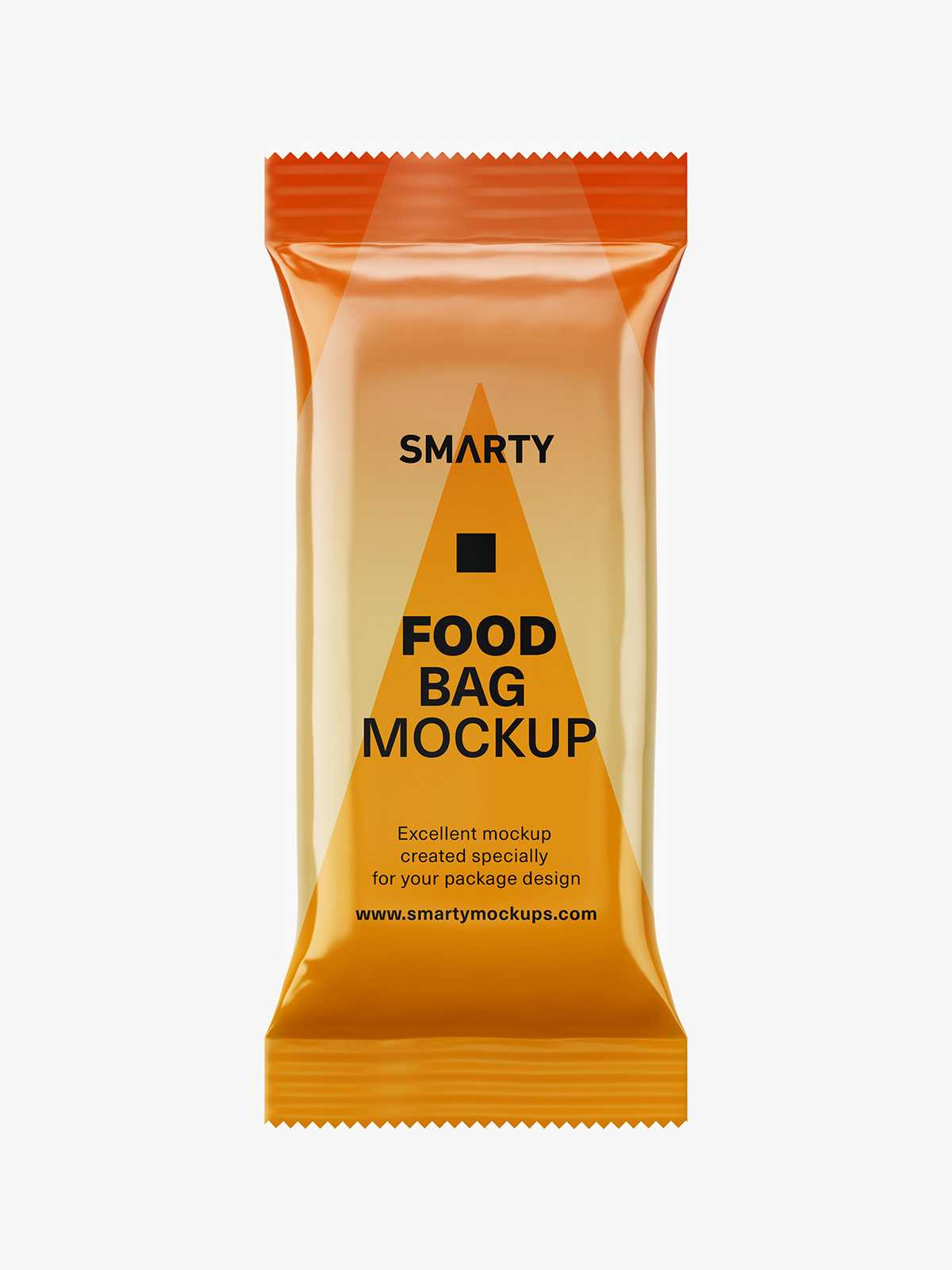 Food pouch mockup / glossy