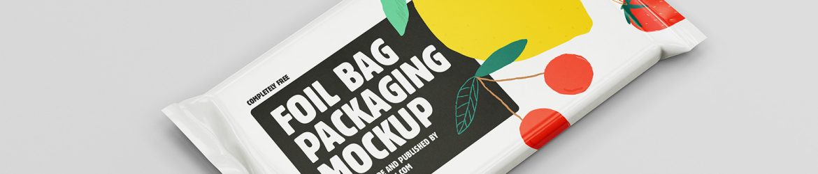 Food pouch mockup - Instant Download