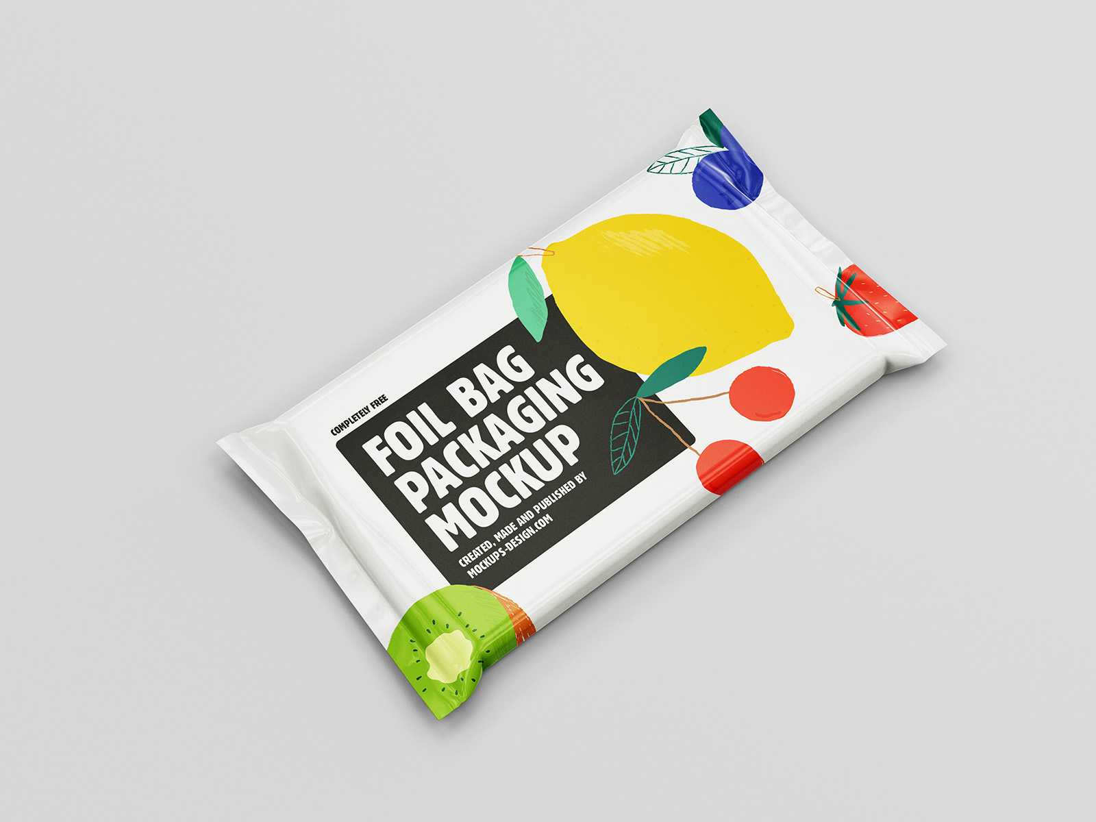 Food pouch mockup - Instant Download