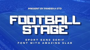 Football Stage Font › Fontesk