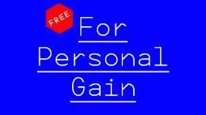 For Personal Gain Font › Fontesk