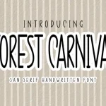 Forest Carnival Script Font - Fonte Grátis Forest Carnival Script Font