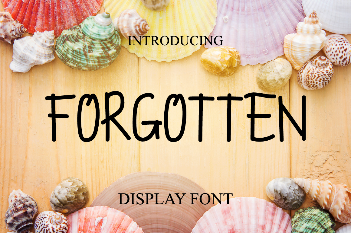 Forgotten Typeface