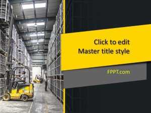 Forklift PowerPoint Template