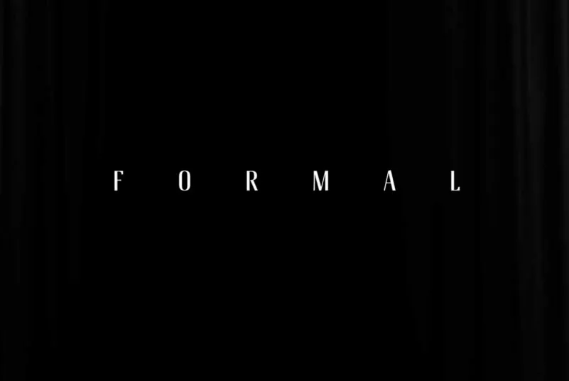 Formal Inline Typeface