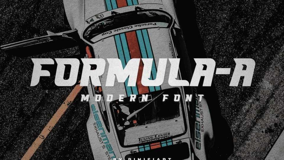 Formula A Font › Fontesk