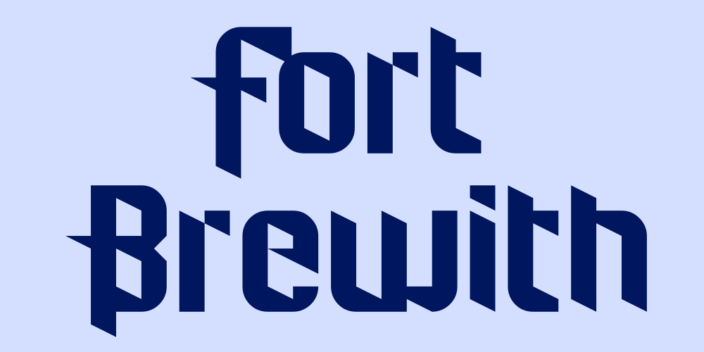 Fort Brewith font