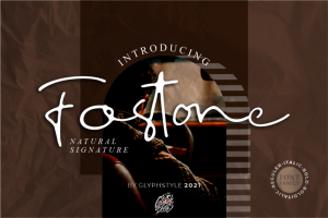 Fostone Natural Signature Script Font
