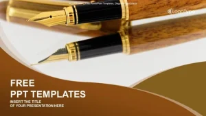 Fountain Pens-Business-PowerPoint Templates