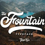 Fountain Typeface - Fonte Grátis Fountain Typeface