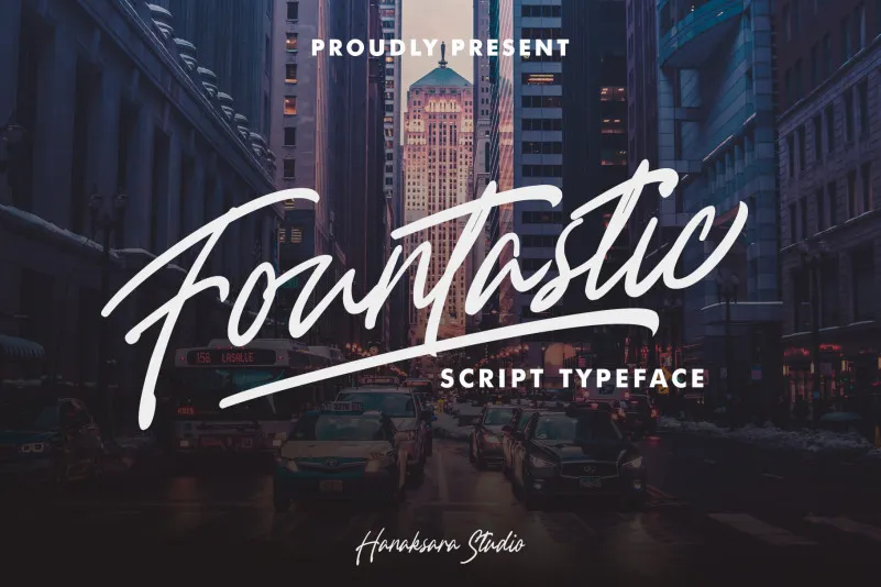 Fountastic Script Font