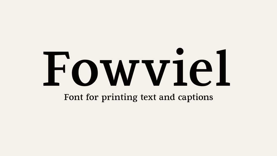 Fowviel Font › Fontesk