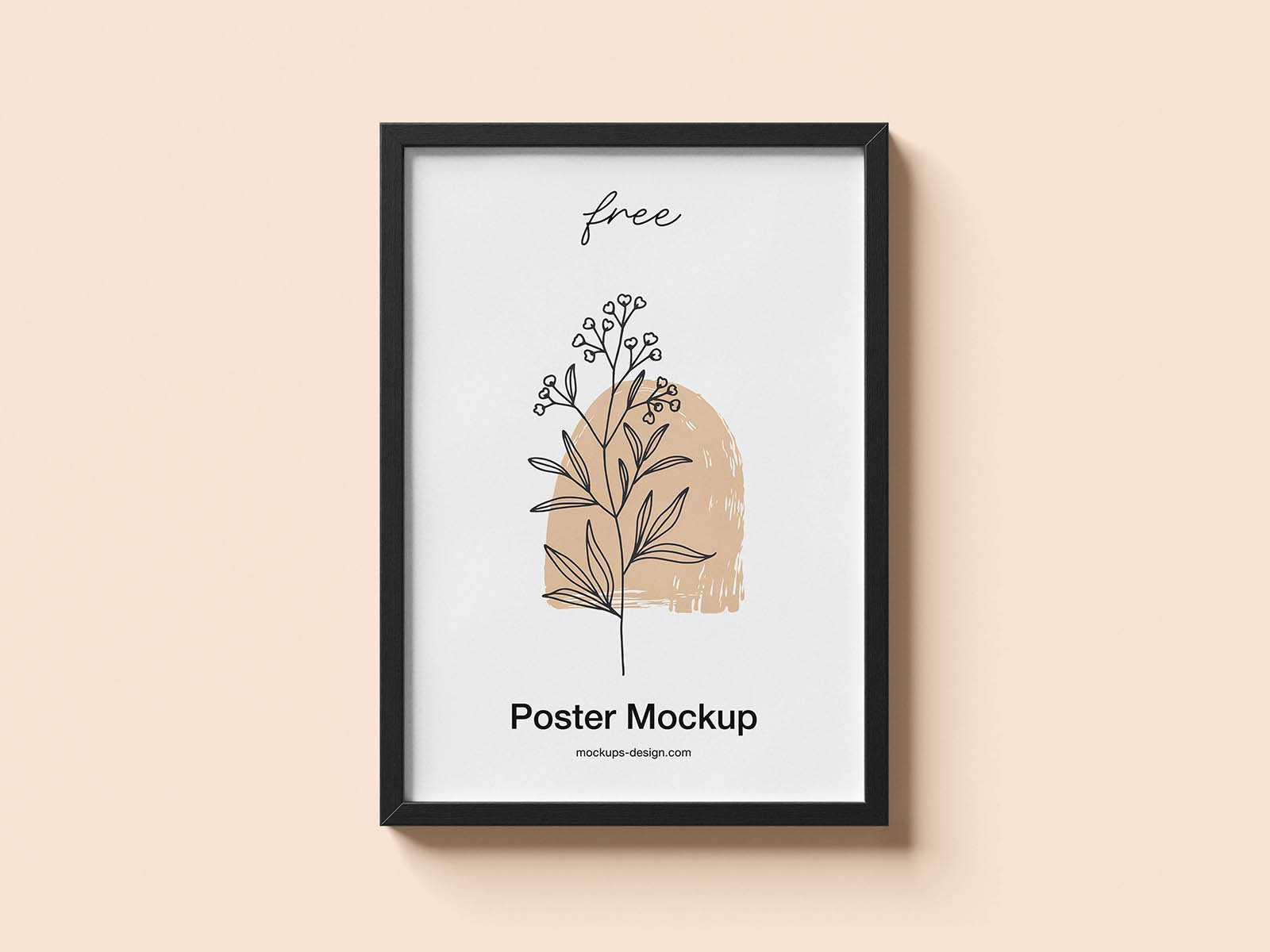 Frame poster mockup - Instant Download