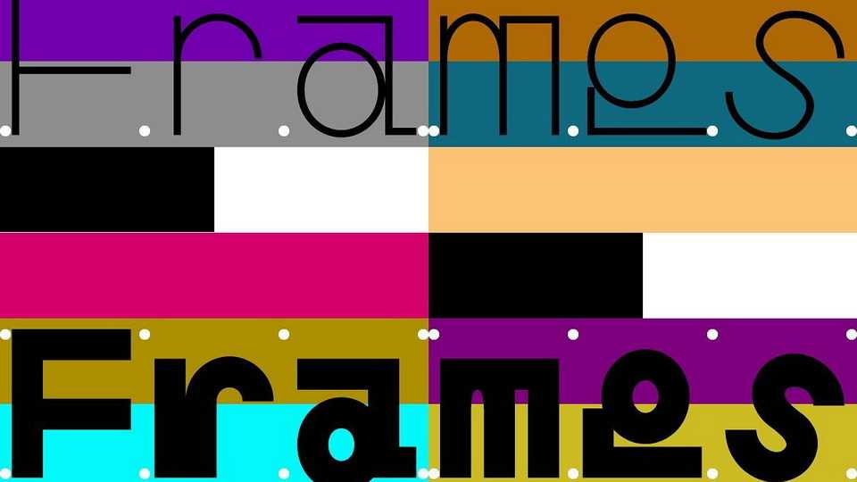 Frames Font Family › Fontesk
