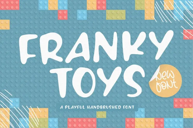 FRANKY TOYS Playful Handbrushed Font