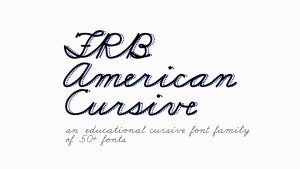 FRB American Cursive Font Family › Fontesk