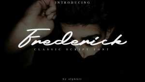 Frederick Script Font › Fontesk