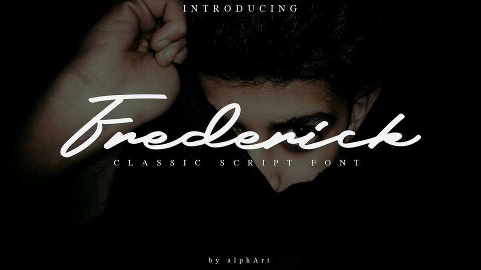 Frederick Script Font › Fontesk