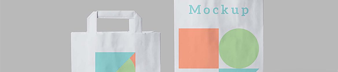 Free 2 Sizes Paper Bag Mockup (PSD)