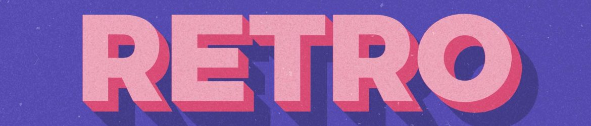 Free 3D Retro Text Effect (PSD)