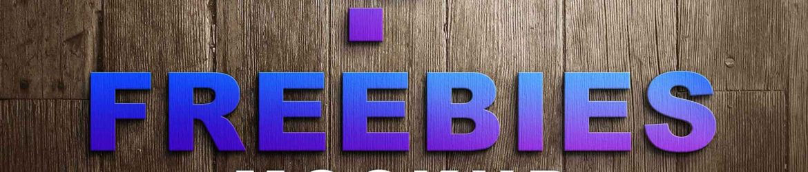 Free 3D Simple Logo Mockup (PSD)