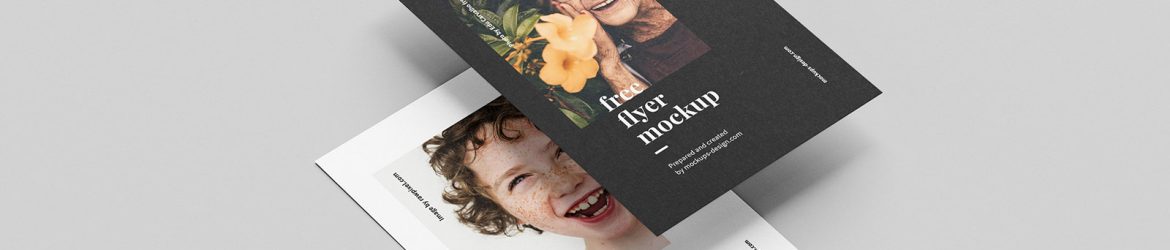 Free 5,5x8,5 in flyer mockup - Instant Download