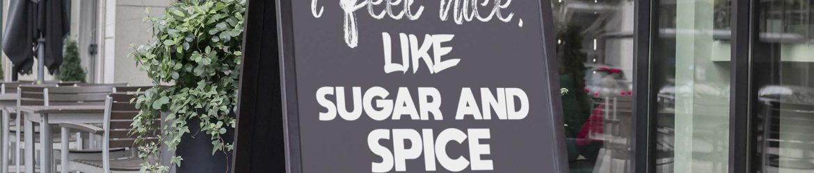 Free A Shape Sign Board Mockup (PSD)