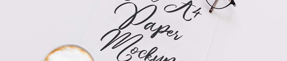 Free A4 Letterhead Paper Mockup (PSD)
