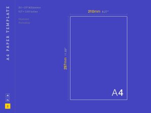 Free A4 Paper Template