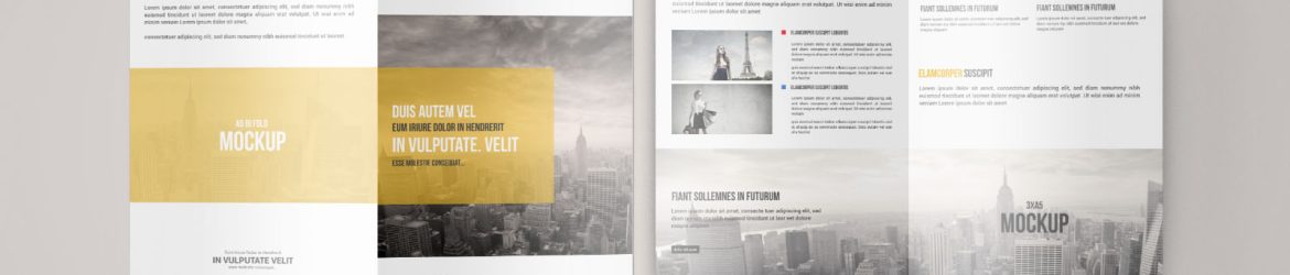 Free A5 Bifold Brochure Mockup