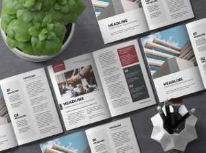Free A5 Magazine Mockup (PSD)