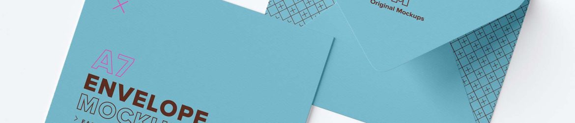 Free A7 Envelope Mockup (PSD)