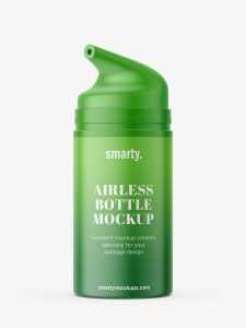 Free airless bottle mockup / matt