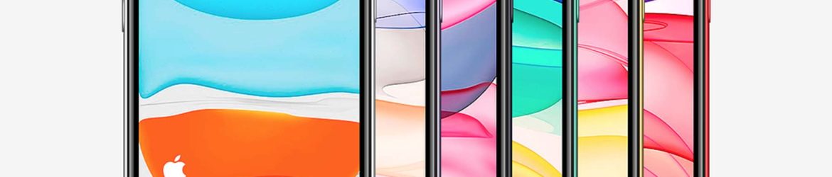 Free All Colors iPhone 11 Mockup (PSD)