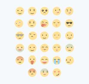 Free Animated Flat Emoji Icons