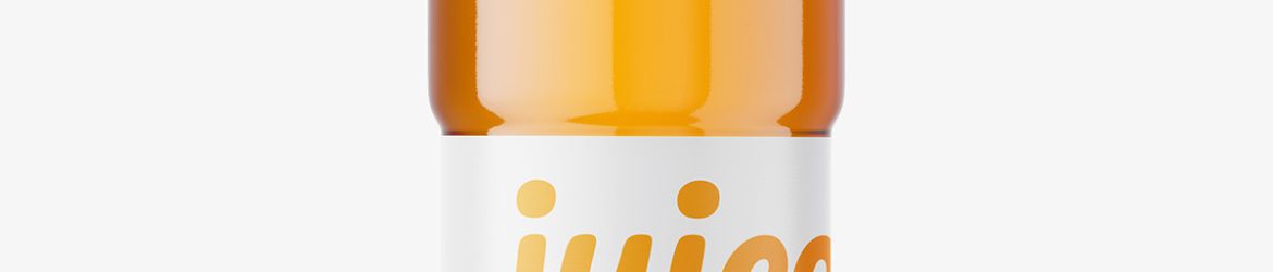Free apple juice bottle mockup Free apple juice bottle mockup