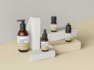 Free aromatherpahy line mockup