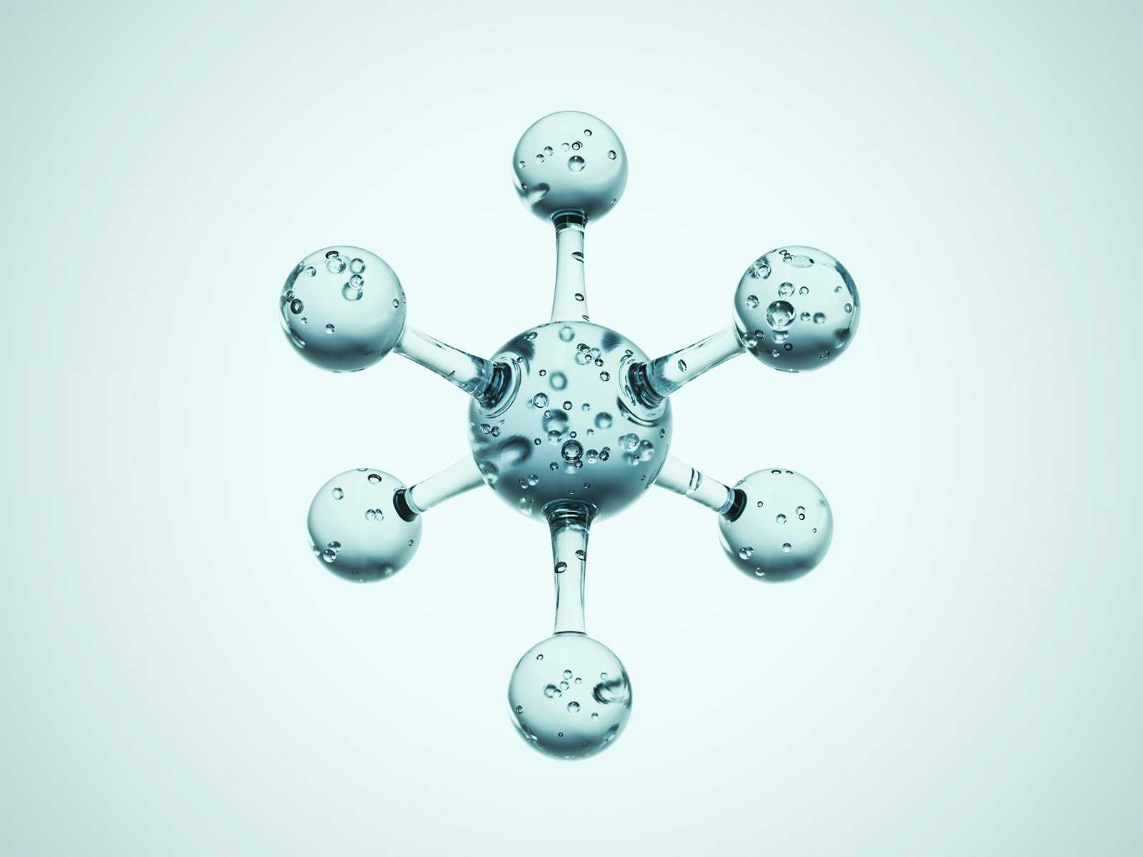 Free atoms / molecules mockup